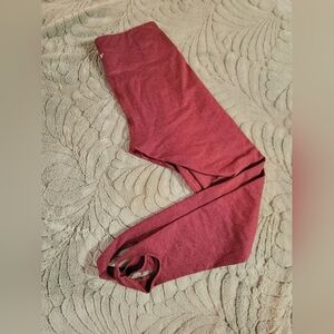 Old Navy Maroon Stirrup Leggings